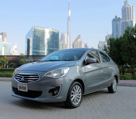 Rent Mitsubishi Attrage 2019 in Dubai